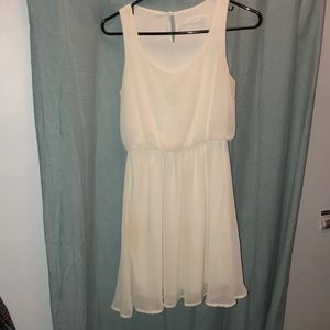 White Flowy Dress